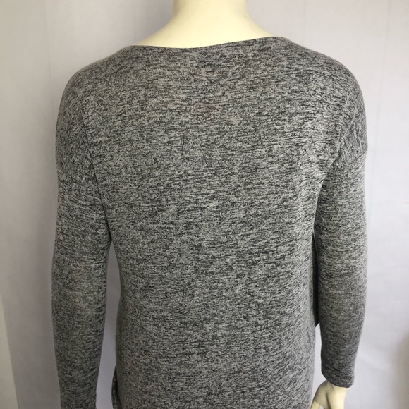 Hi-Low Long Sleeve Wrap Top - Picture 7 of 7